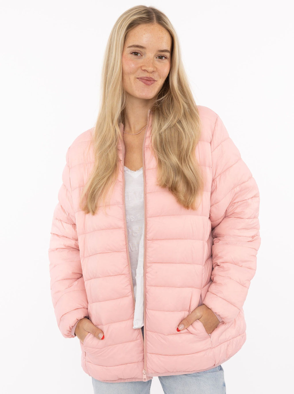Zwillingsherz - Steppjacke kurz "Basic" in Rosa