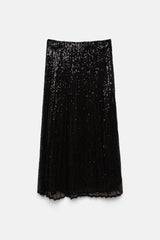Lanidor - Pailletten-Rock in Schwarz