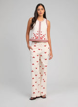 Ange Paris Blusen Top Somina 100% Baumwolle Ecru