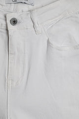 Q2 Bequeme Stretch-Jeans in Weiß