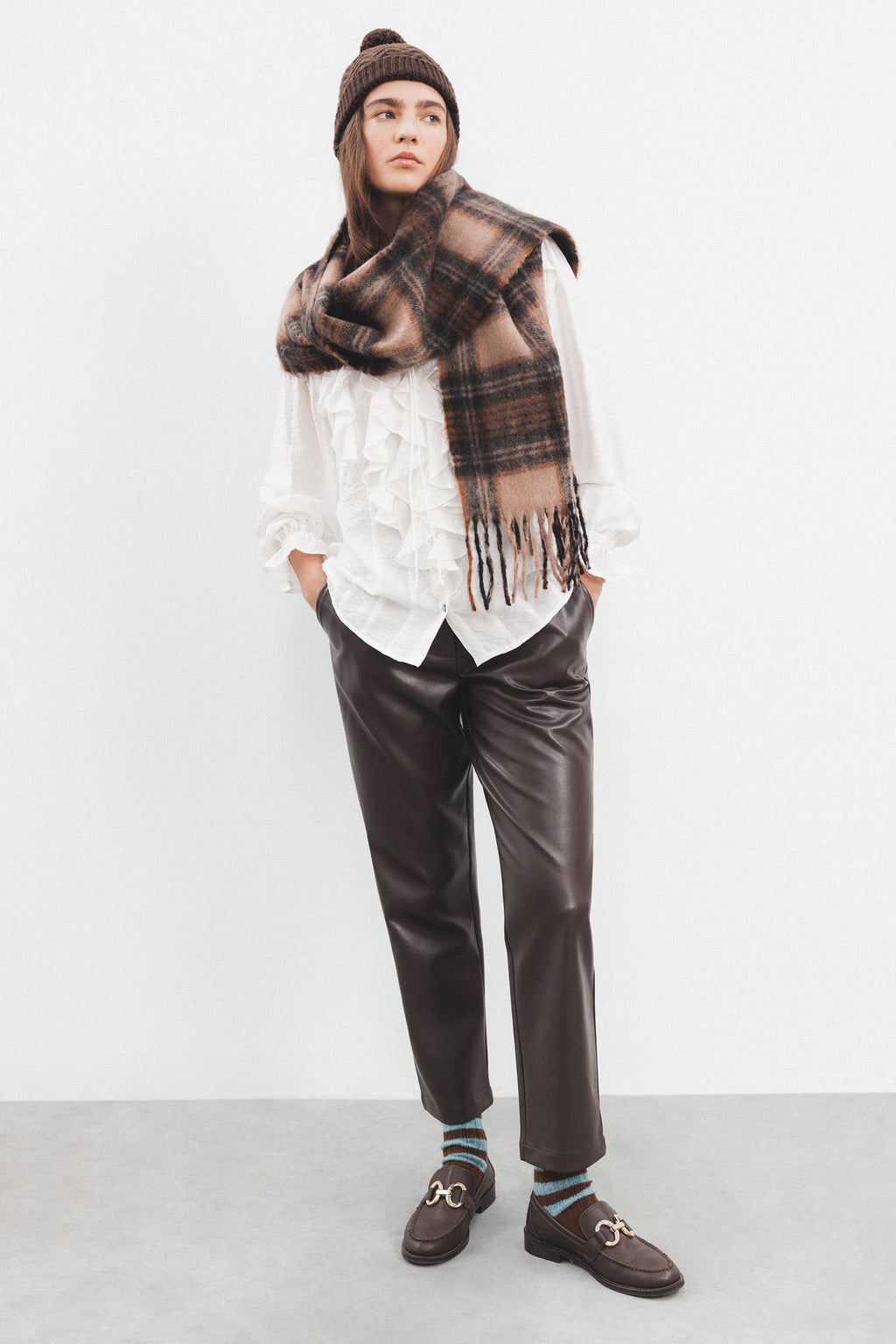 Lanidor - Hose aus Eco-Leder in Braun