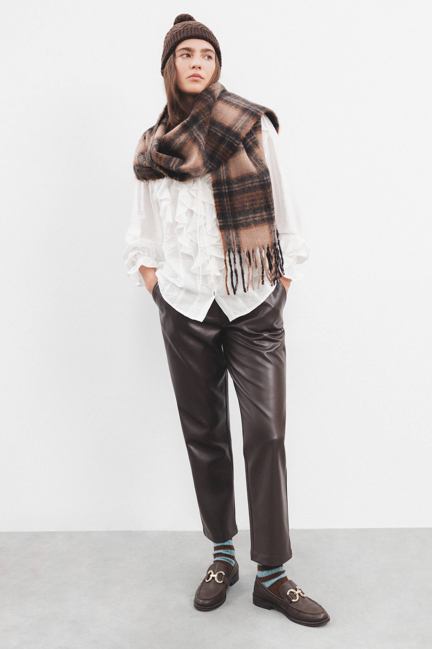 Lanidor - Hose aus Eco-Leder in Braun