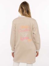 Zwillingsherz Bombermantel "Cocktail Lover" - Beige