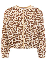 Zwillingsherz Zipper Jacke Musselin Leo Beige