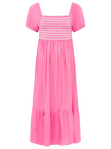 Zwillingsherz Kleid Leinenmix  Romantic Pink