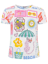 Zwillingsherz T-Shirt Beach Life - Pink