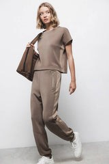 Lanidor - Fleecehose mit Reißverschlusstaschen - Taupe