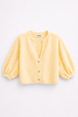 Angora Strickcardigan mit V-Ausschnitt: Anthrazit / Einheitsgröße