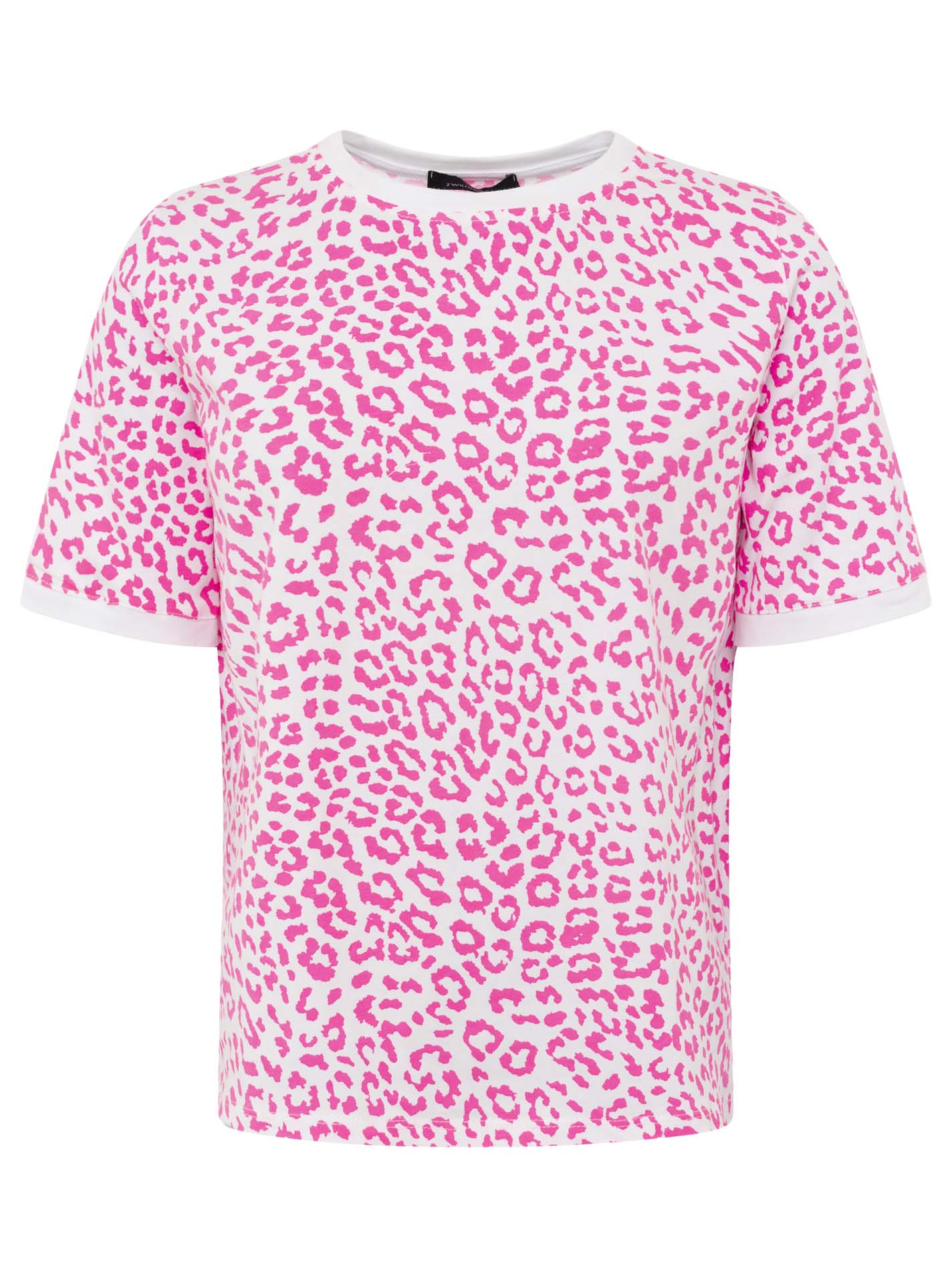 Zwillingsherz sehr leichtes Sweatshirt 1/2 Arm Leo Pink