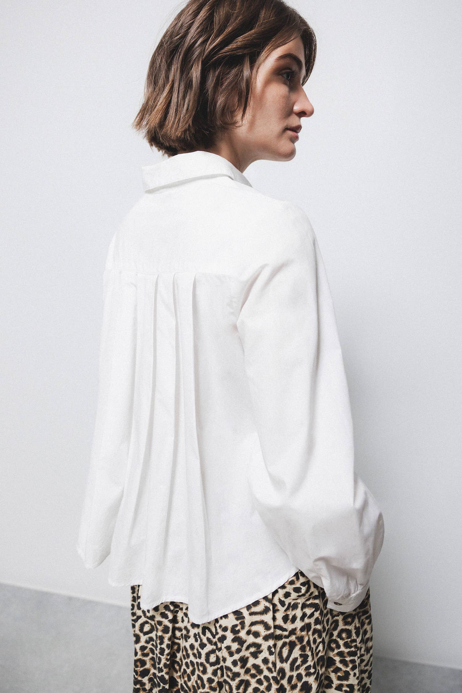 Lanidor - Hemd mit Rückendetail - Weiß - Klassischer Kragen