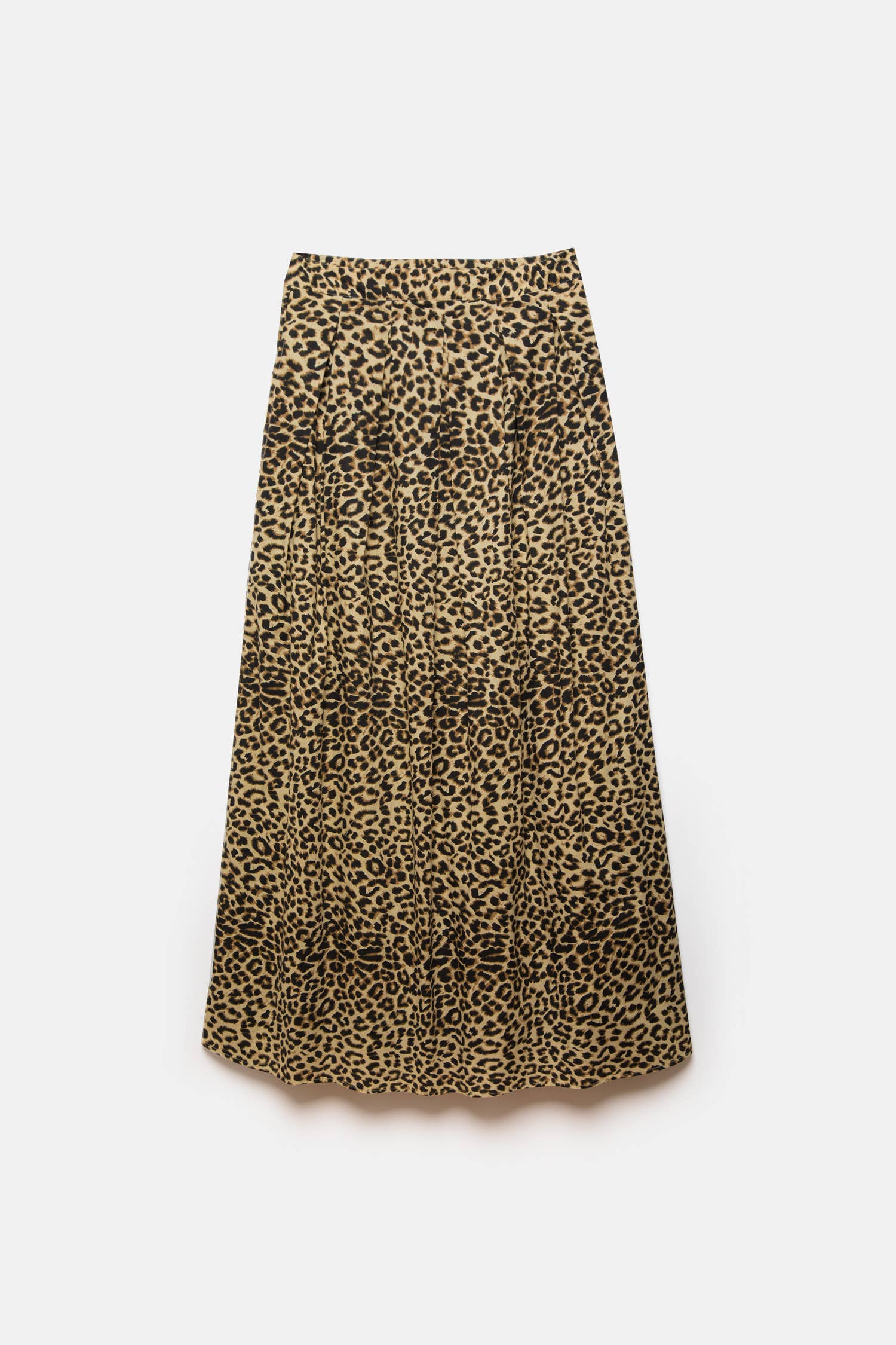 Lanidor Midirock mit Animal-Print aus 100% Baumwolle