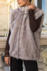 Choklate Paris - Weste aus Kunstpelz "Oslo" - Beige