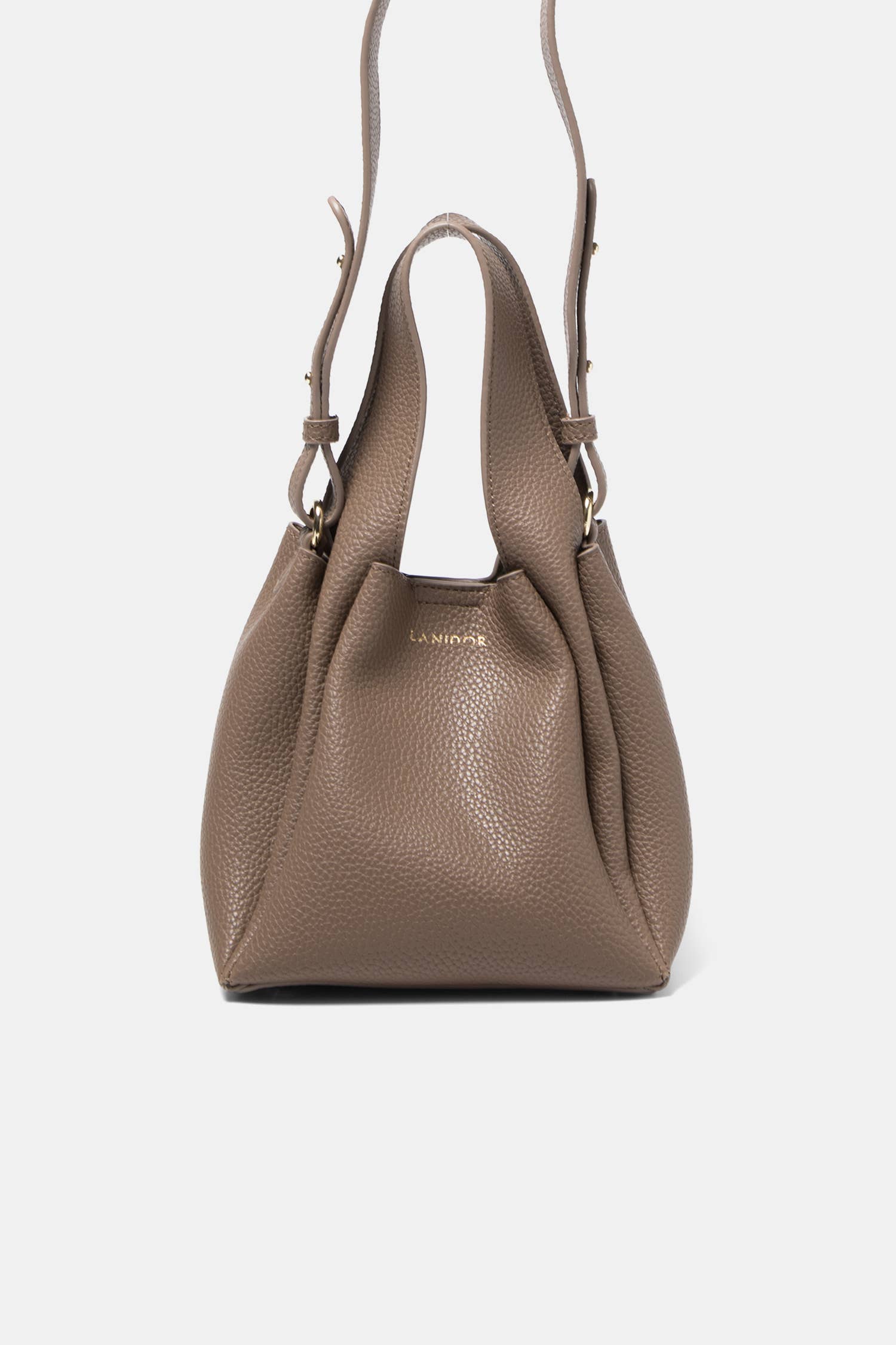 Lanidor Handtasche in Lederoptik Taupe