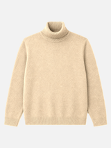 Klassischer Angora Feinstrick-Rollkragenpullover: Schokolade / 2 (38-44)