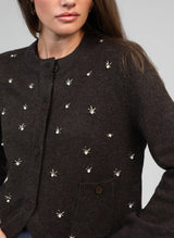 An'ge Paris Cardigan Natalia Braun Perlenstickerei