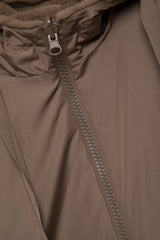 Lanidor - Wendeweste mit Kapuze & Kunstfell - Taupe