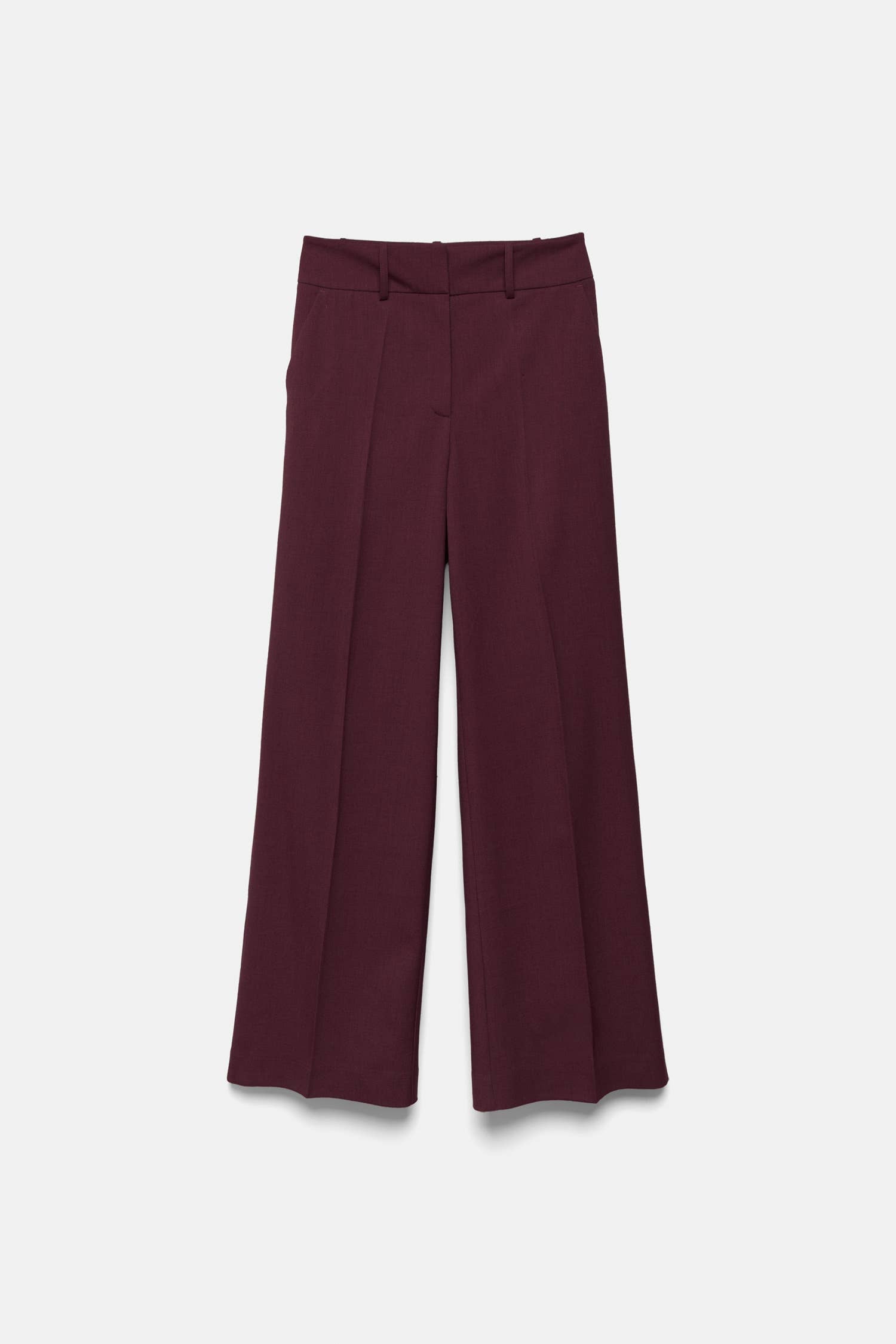 Lanidor - Weit geschnittene Hose in Bordeaux