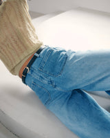 Ana & Lucy Weite Jeans "Nolia" Hellblau Wide Leg High Waist
