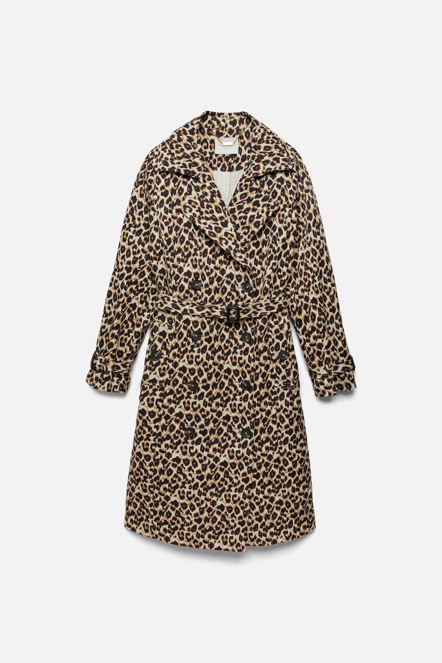 Lanidor Trenchcoat mit Animalprint für Damen