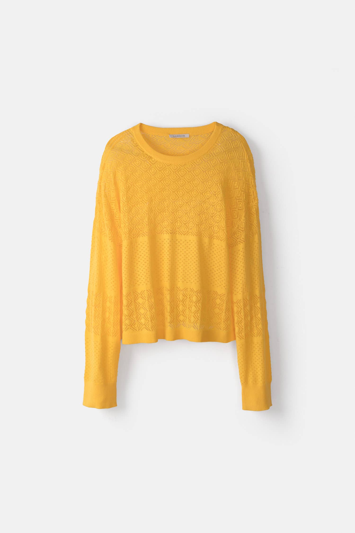 Lanidor Damen-Strickpullover in Sonnengelb – Leicht, Lässig & Unverwechselbar
