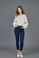Ana & Lucy Skinny Jeans „Jade“ Hyper Stretch in Marineblau