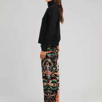 Ange Paris Hose Rossyla Aubussy Schwarz Samt