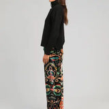 Ange Paris Hose Rossyla Aubussy Schwarz Samt
