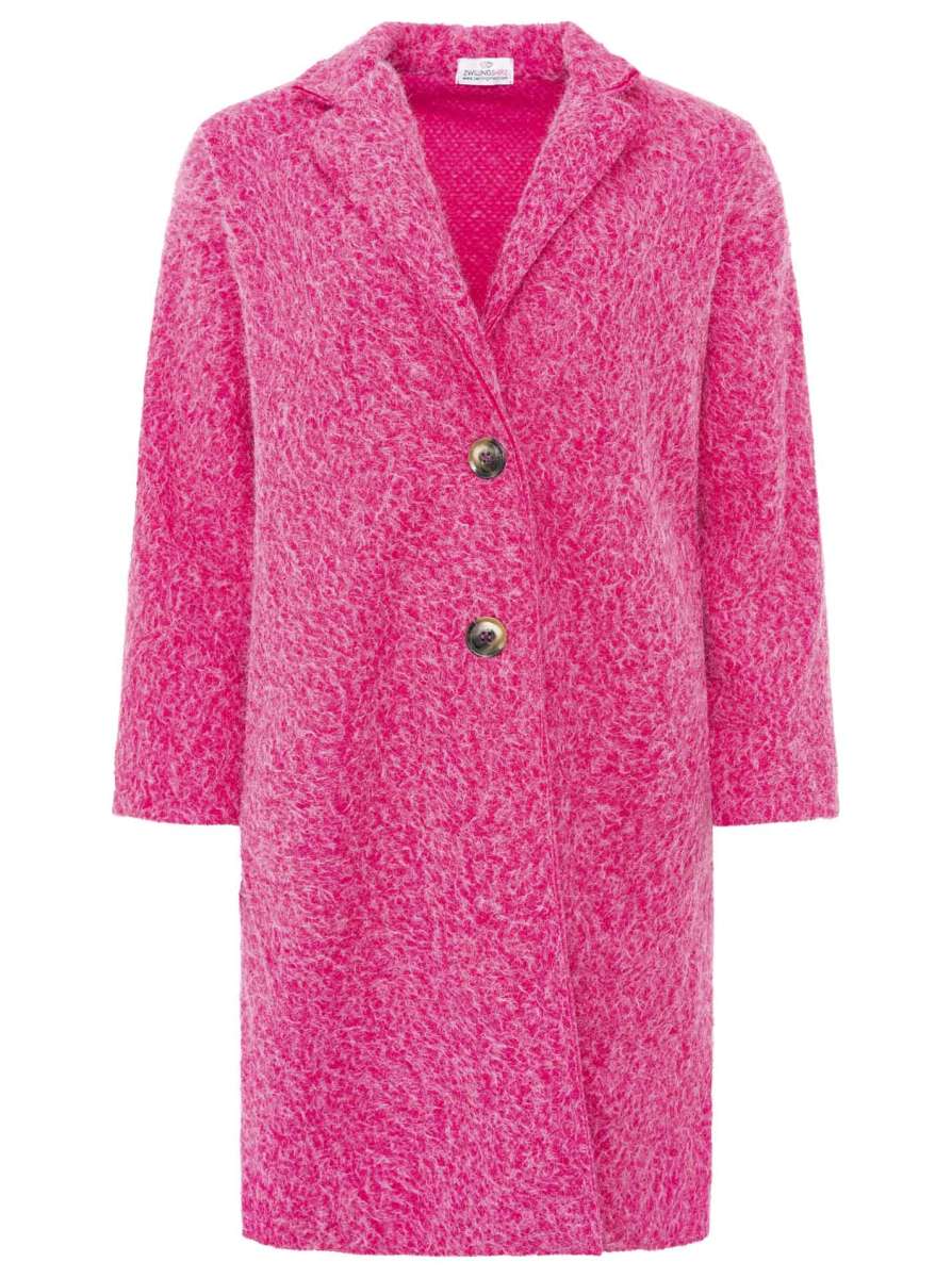 Übergangs-Mantel "Flauschig" Pink von Zwillingsherz