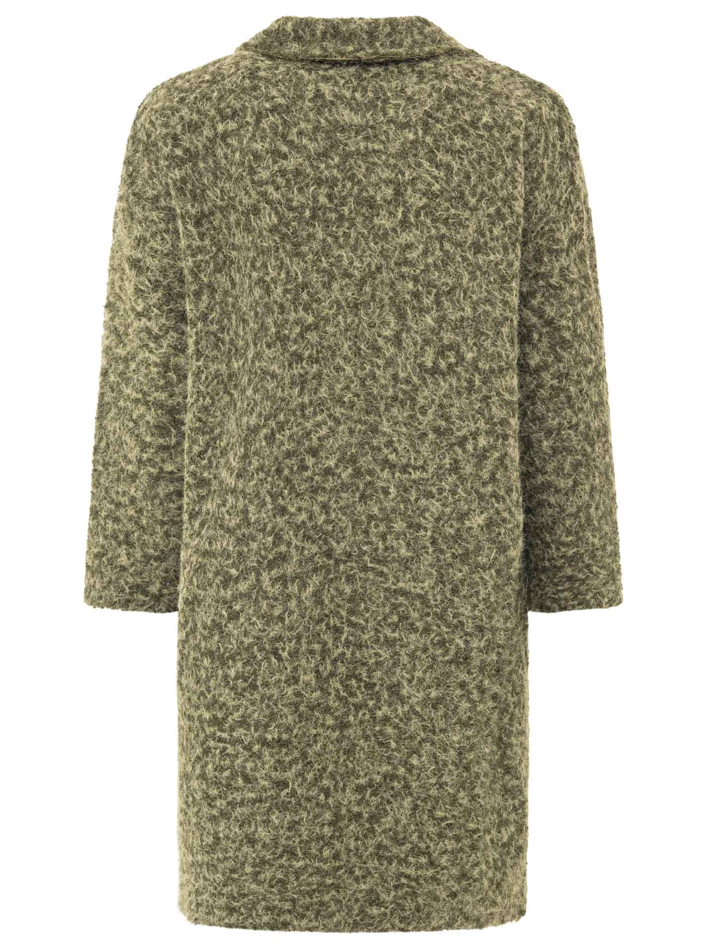 Übergangs-Mantel "Flauschig" Khaki von Zwillingsherz