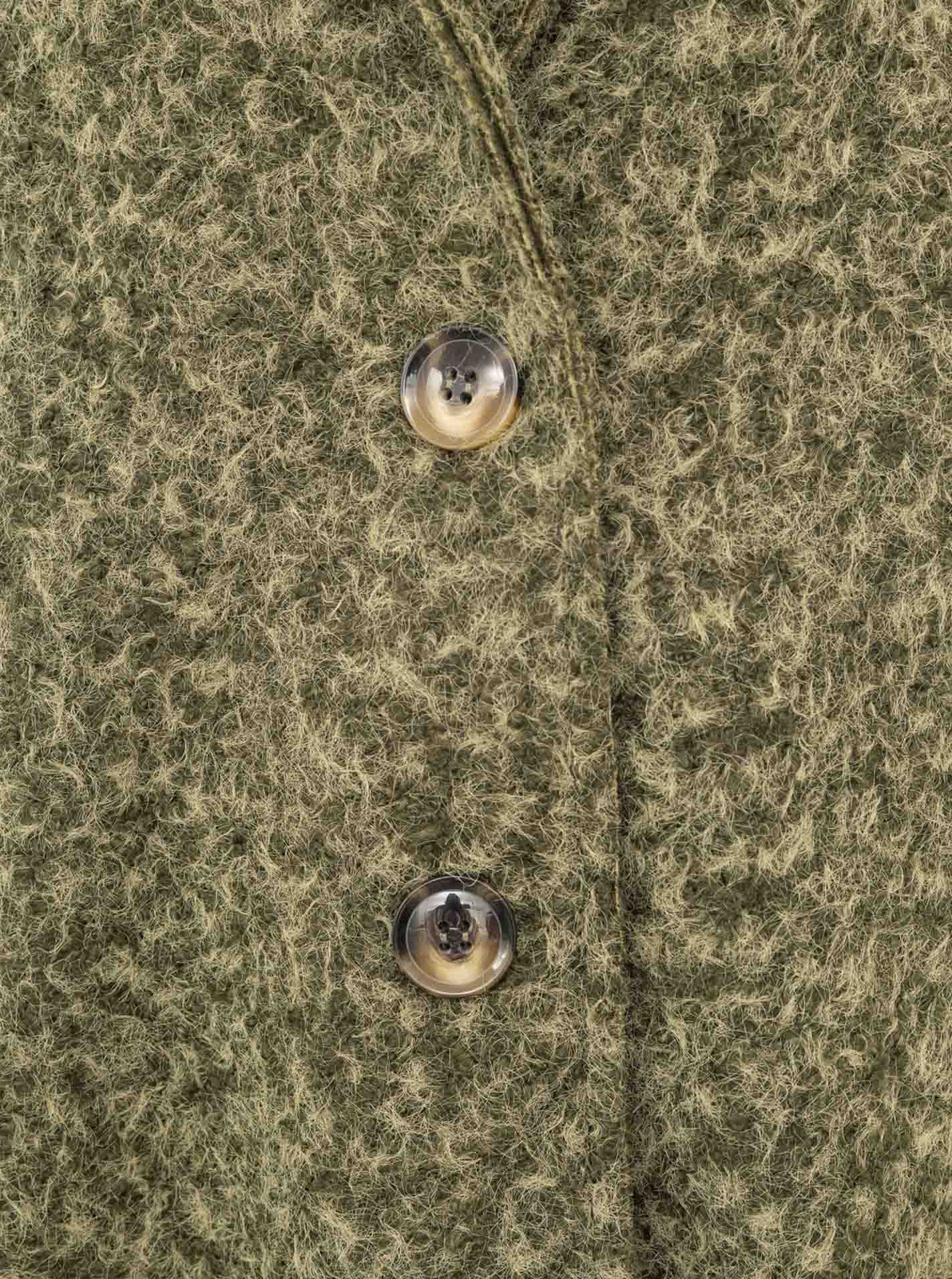 Übergangs-Mantel "Flauschig" Khaki von Zwillingsherz