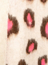 Zwillingsherz Kuschel-Cardigan "Soft Leo" mit pinkfarbenen Akzenten