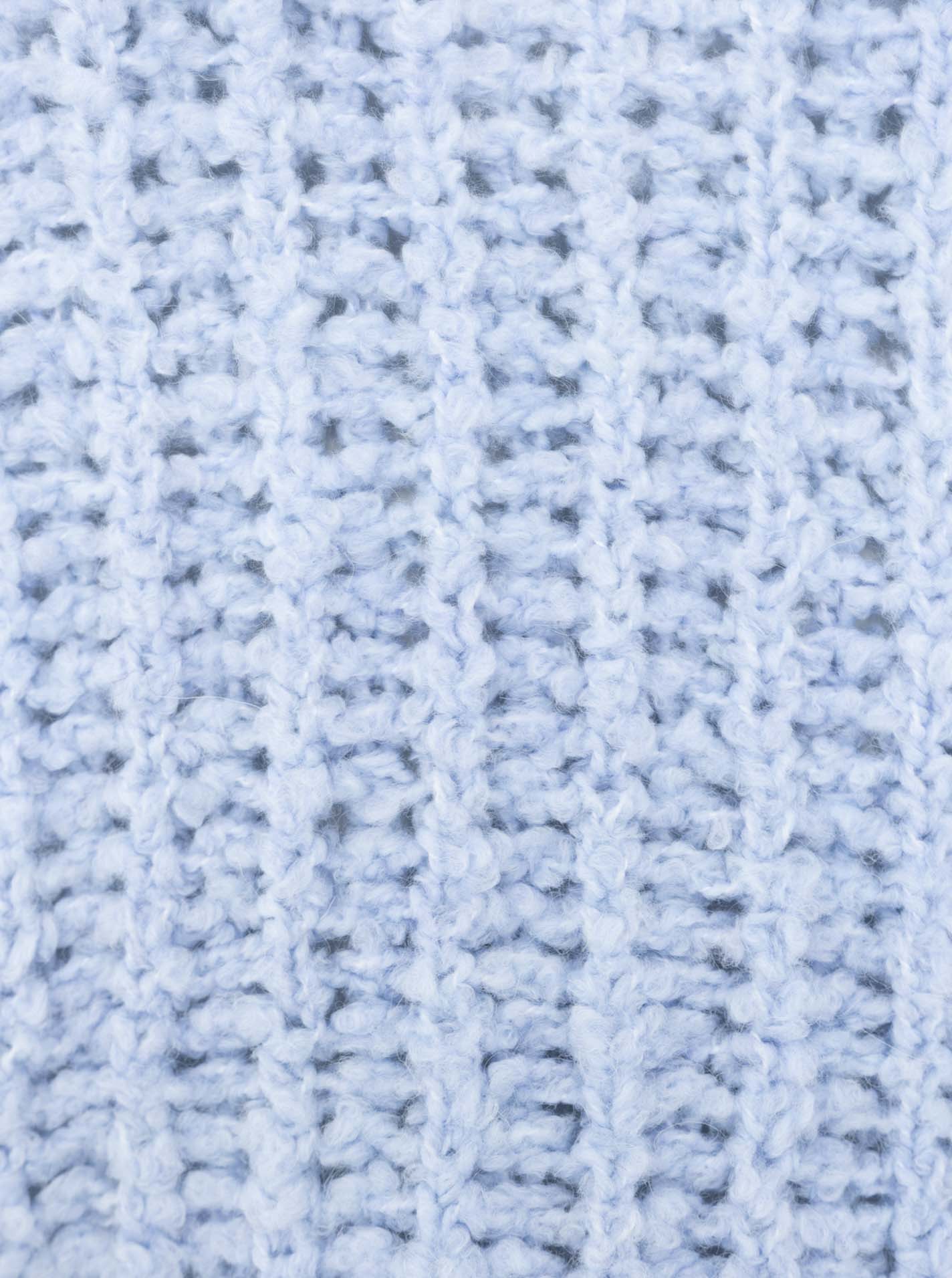 Zwillingsherz - Oversize Pullover Soft Knit in Hellblau - Kuschelig weich