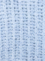 Zwillingsherz - Oversize Pullover Soft Knit in Hellblau - Kuschelig weich