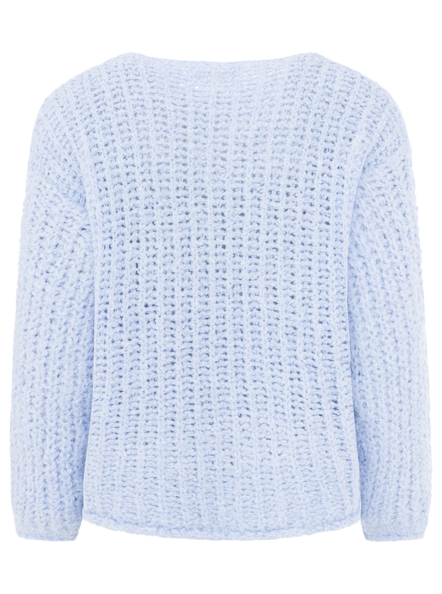 Zwillingsherz - Oversize Pullover Soft Knit in Hellblau - Kuschelig weich