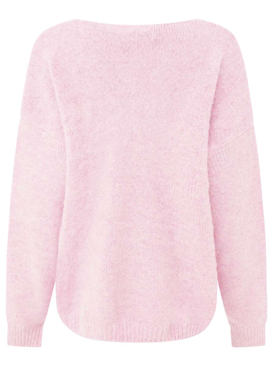 Zwillingsherz Kuschelpullover "Herz" - Rosa mit pinkem Herz