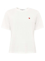 Zwillingsherz T-Shirt "Herz" - Weiß