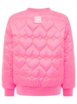Zwillingsherz - Bomberjacke "Be Happy" in Pink