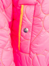 Zwillingsherz - Bomberjacke "Be Happy" in Pink