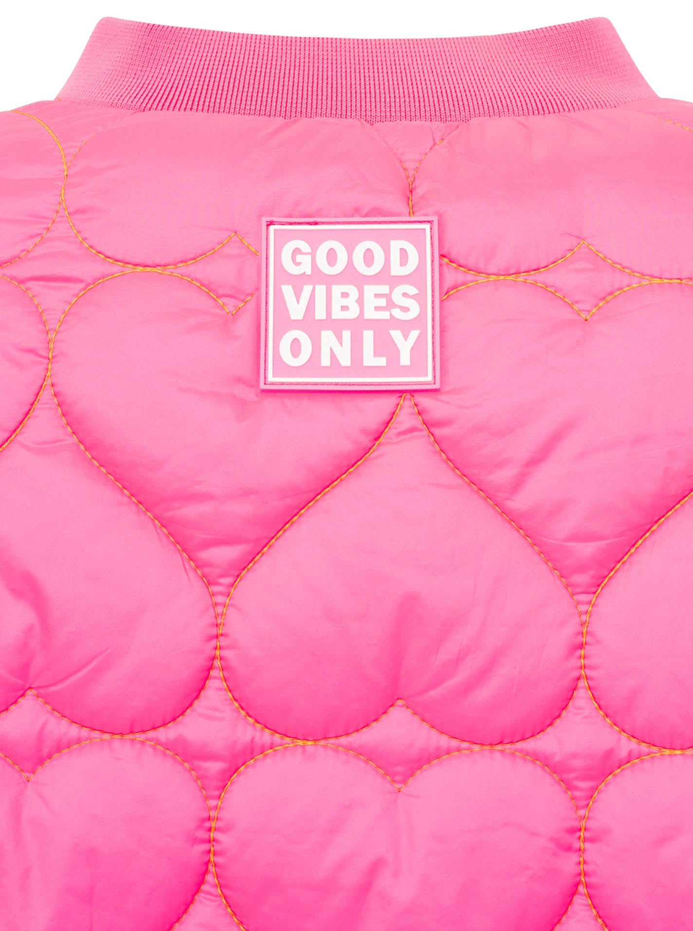 Zwillingsherz - Bomberjacke "Be Happy" in Pink