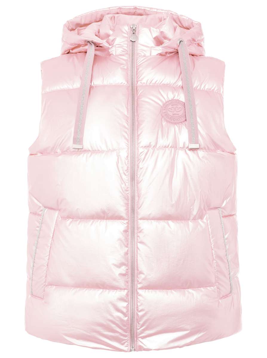 Zwillingsherz - Steppweste kurz in Rosa - Leicht & Warm