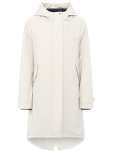 Zwillingsherz Parka "Keep Smiling" - Frühjahrs-Parka mit Kapuze in Beige