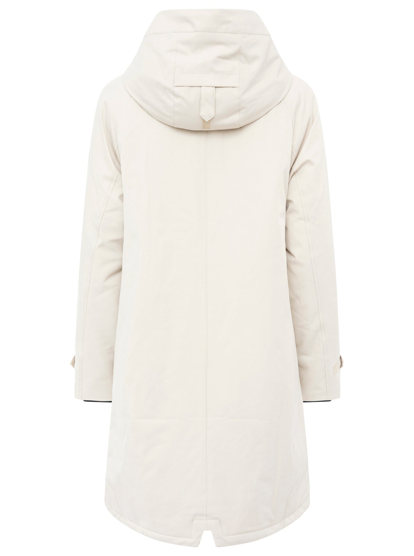 Zwillingsherz Parka "Keep Smiling" - Frühjahrs-Parka mit Kapuze in Beige