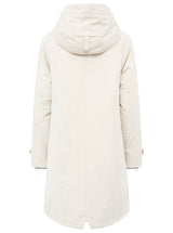 Zwillingsherz Parka "Keep Smiling" - Frühjahrs-Parka mit Kapuze in Beige