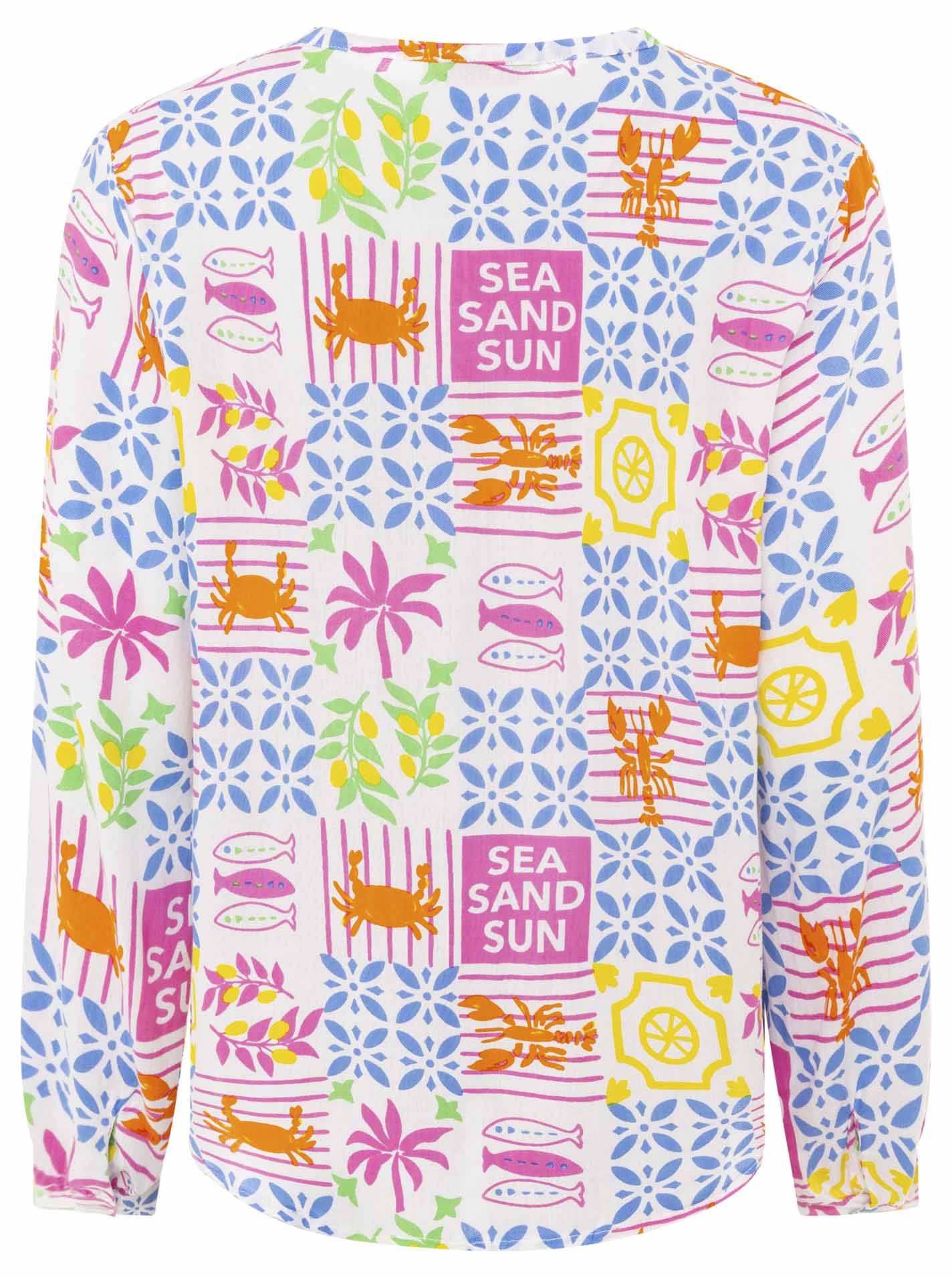 Zwillingsherz Bluse Dolce Vita Patchwork - Blumenmuster