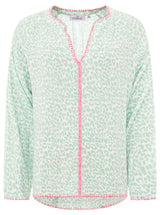 Zwillingsherz Bluse Wilder Leo - Salbei