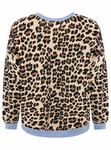 Zwillingsherz Sweat Pullover Leo Hellblau - Viskosemix