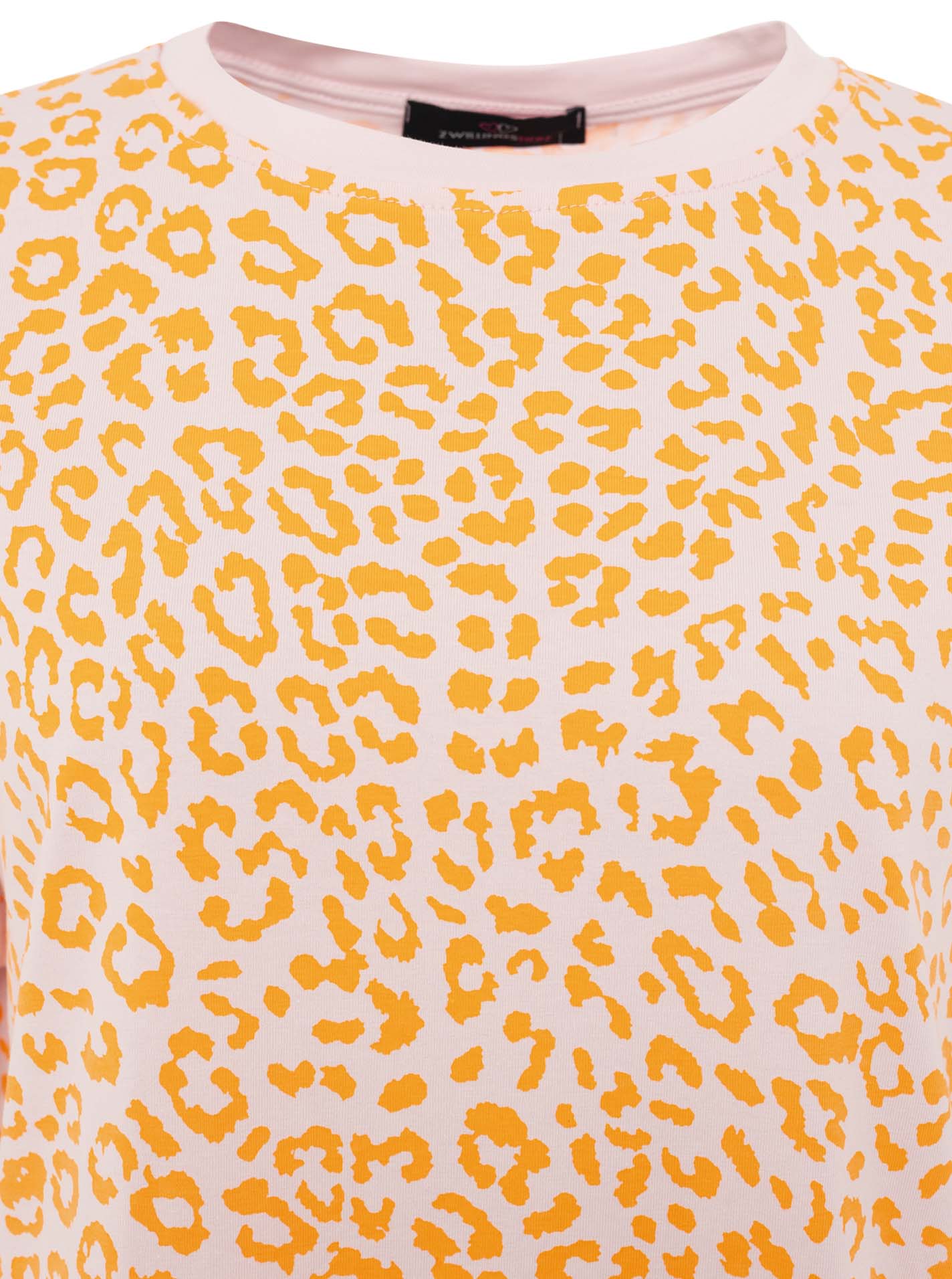 Zwillingsherz sehr leichtes Sweatshirt 1/2 Arm "Leo" Orange
