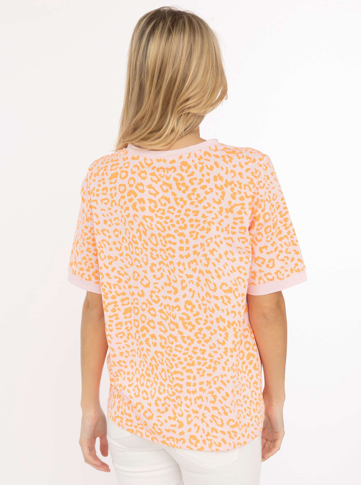 Zwillingsherz sehr leichtes Sweatshirt 1/2 Arm "Leo" Orange