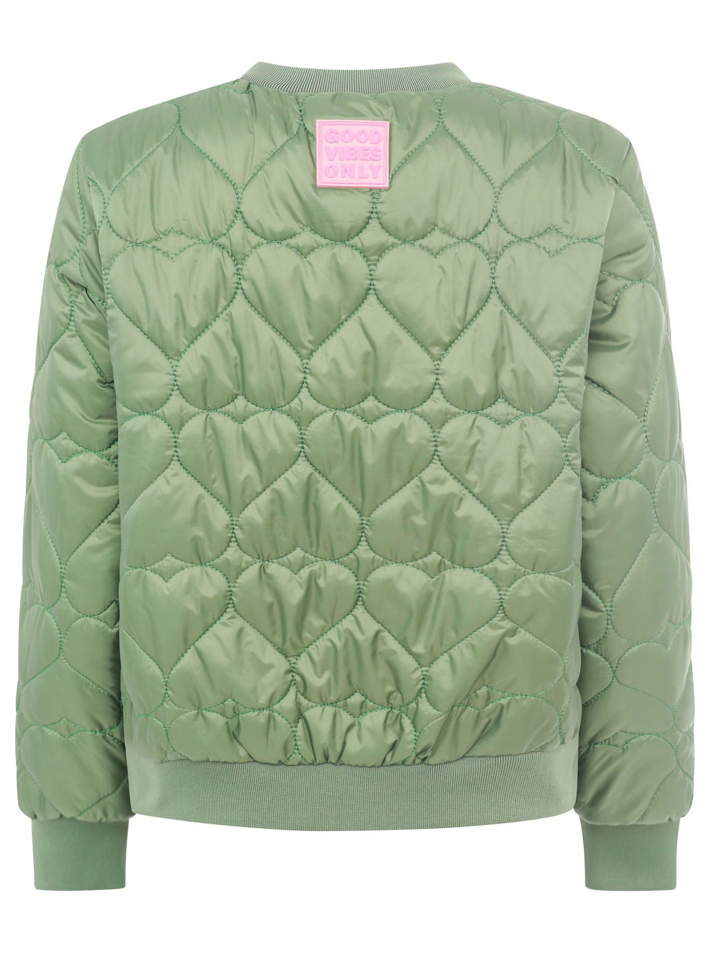 Zwillingsherz - Bomberjacke "Be Happy" in Khaki