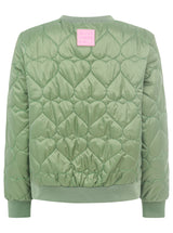 Zwillingsherz - Bomberjacke "Be Happy" in Khaki